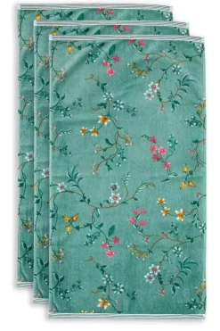 Badetuch Set/3 Les Fleurs 55X100 Cm