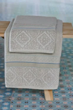 Badetuch Set/3 Soft Zellige 55X100 Cm