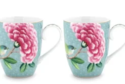 Blushing Birds Set/2 Tassen Gros