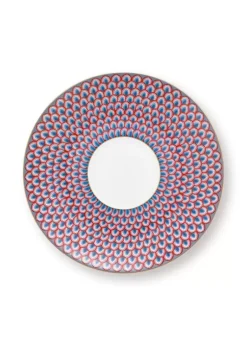 Flower Festival Cappuccino Tasse & Undertasse Hellblau