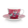 Flower Festival Espresso Tasse & Undertasse Dunkel