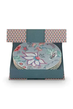 Flower Festival Set/4 Gebäckteller Hell 17Cm