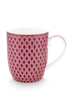 Flower Festival Tasse Klein Rot/Dunkel