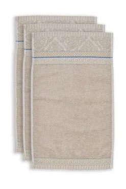 Gastehandtuch Set/3 Soft Zellige 30X50 Cm