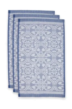 Gastehandtuch Set/3 Tile De Pip 30X50 Cm