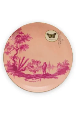 Heritage Gebäckteller Bemalt Rosa 18 Cm