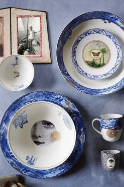 Heritage Tasse Small Grenze Blau