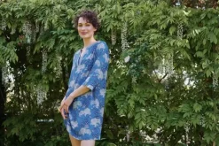 Kleid Flora Firenze Kobalt