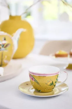 La Majorelle Cappuccino Tasse & Untertasse Gelb