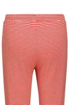 Lange Hose Little Sumo Stripe Koralle