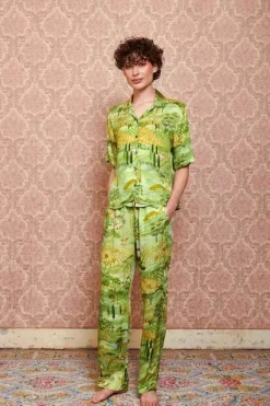 Lange Hose Toscana Grun
