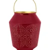 Laterne Emailliert Dunkel 29 Cm