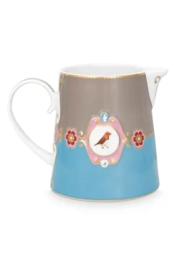 Love Birds Kanne Gross Blau/Khaki