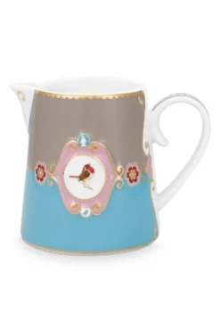 Love Birds Kanne Klein Blau/Khaki