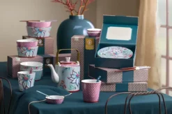 Oriental Flower Festival Set/4 Tassen