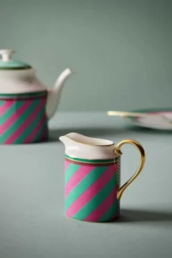 Pip Chique Stripes Kanne Klein Rosa/Grun