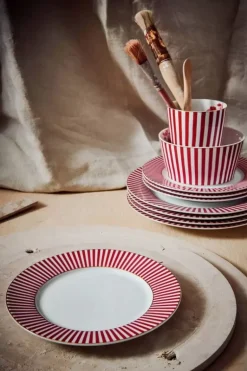 Royal Stripes Gebäckteller Dunkel 17Cm