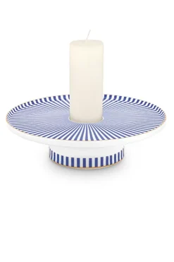 Royal Stripes Kerze Schale 13 Cm