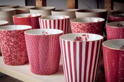 Royal Stripes Tasse Punkte Dunkel