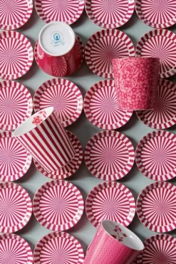 Royal Stripes Tasse & Teebeutelablage Dunkel