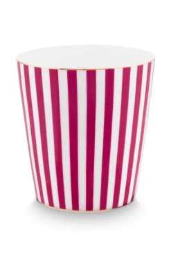 Royal Stripes Tasse & Teebeutelablage Dunkel