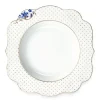 Royal White Suppenteller Golden Dots 23,5 Cm