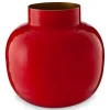 Runde Metall Vase 25 Cm