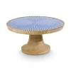 Servierschale Weis/Blau 22 Cm