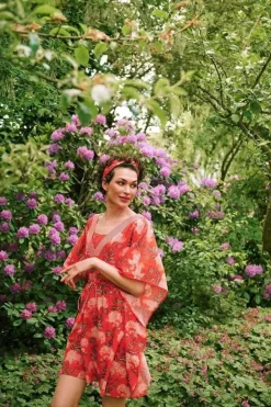 Stirnband Flora Firenze Koralle