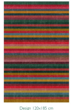 Teppich Jacquard Stripes By Pip Multi
