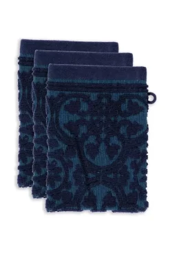 Waschlappen Set/3 Tile De Pip Dunkel 16X22 Cm