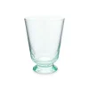 Wasserglas Twisted Blau