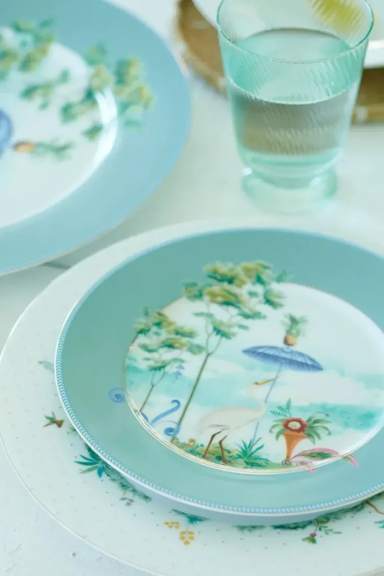 Wasserglas Twisted Blau