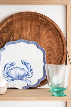 Wasserglas Twisted Blau