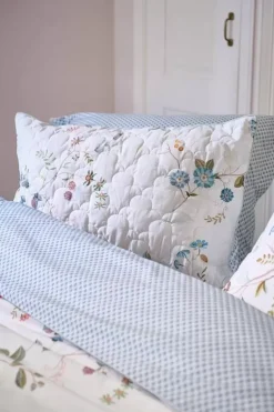 Zierkissen Quilted Kawai Flower Weiss